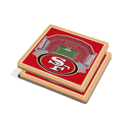 Football Fan Shop Officially Licensed NFL 3D StadiumViews Coasters - San Francisco 49ers